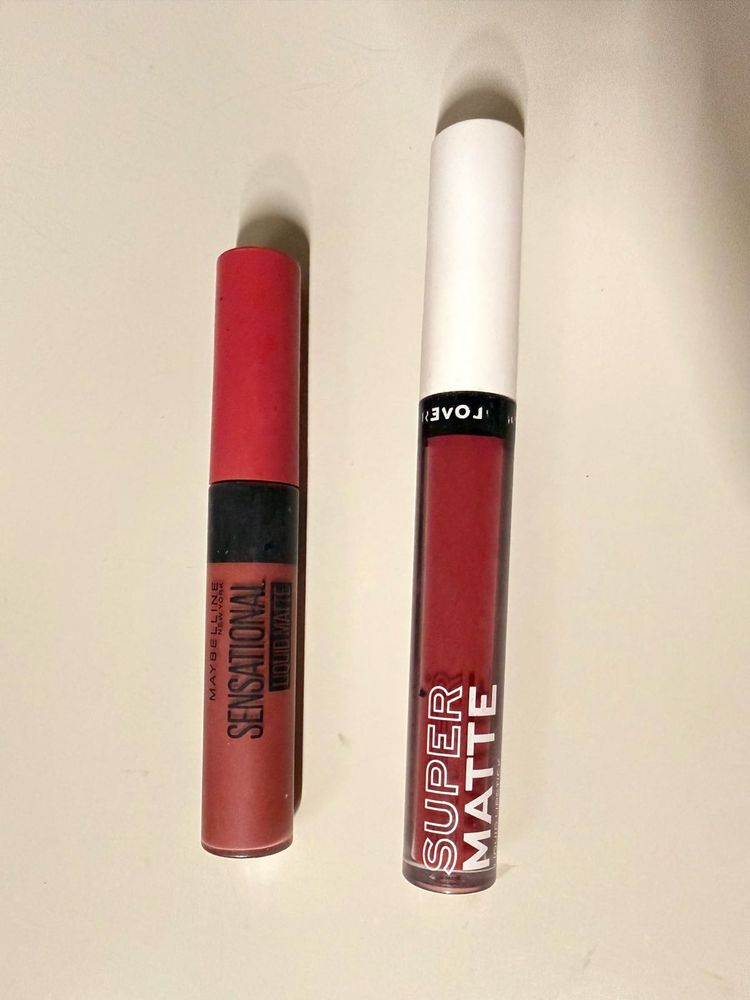Maybelline &amp; L'Oreal bold Party lip combo