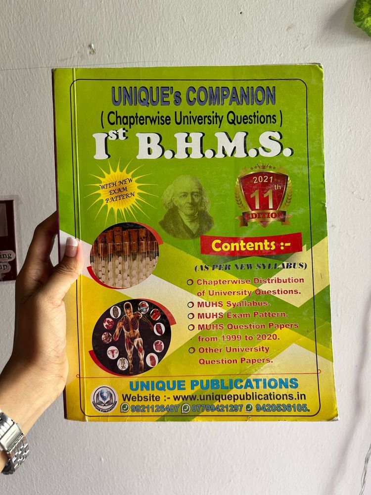 Unique Chapterwise University Question First Bhms