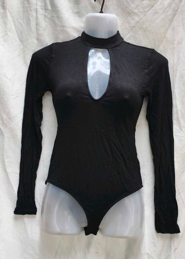 Black Bodysuit - Long Sleeve