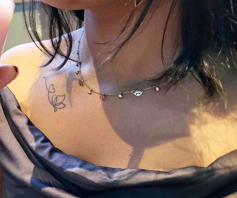 Evil Eye Dainty Necklace