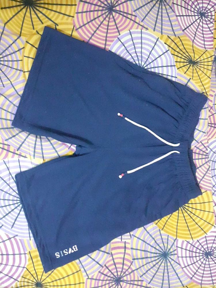 Unisex Navy Blue Bermuda Shorts