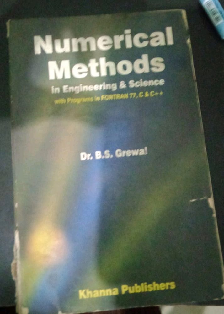 Numerical Methods Book By B.S. Grewal