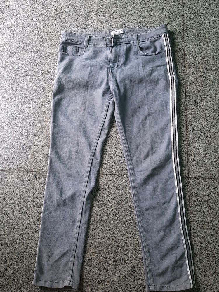 Wavelength Brand Grey Jeans For Women&#39;s