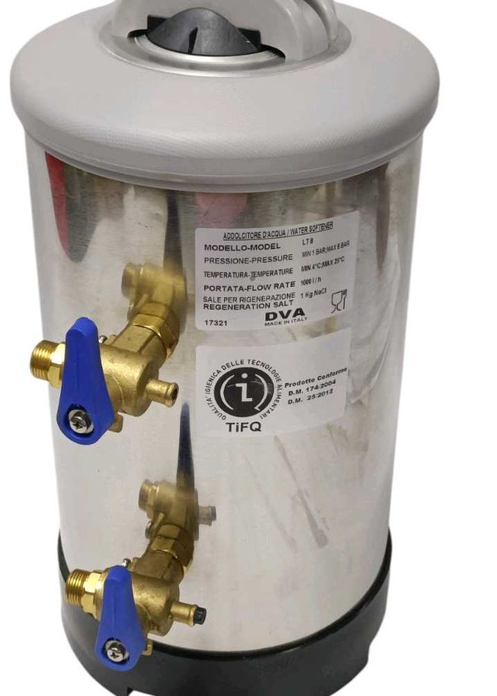 8 Liter Rechargeable Water Softener Ascaso DVA Add