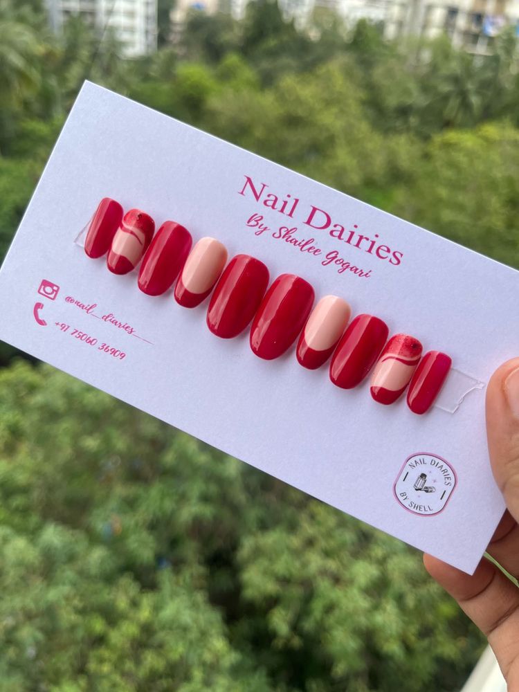 Red Nail Dairies Press-On Nails