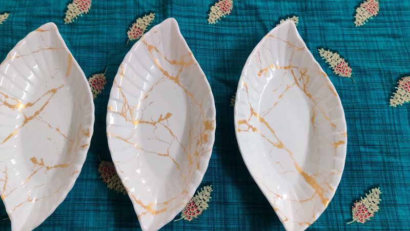 Set Of 3 Serving Plates