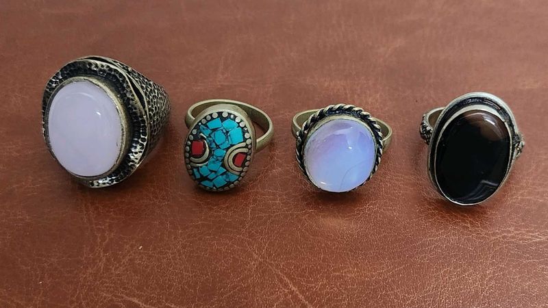 Pinterest-y Janpath Market Rings 💌