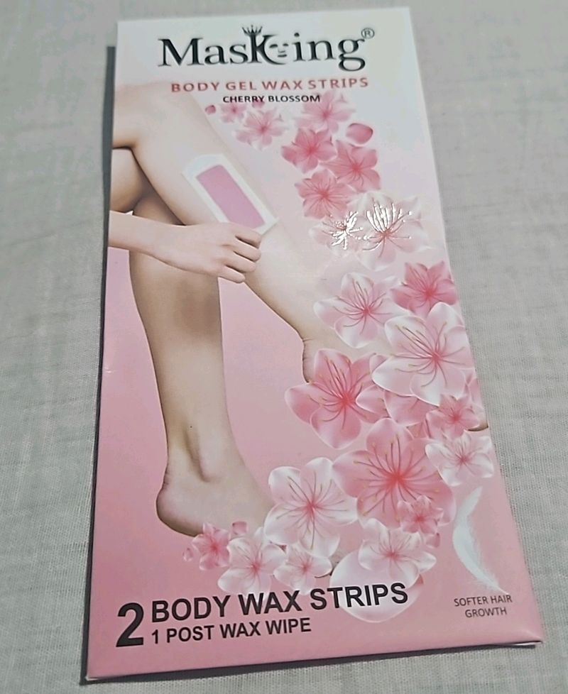 Masking Body Gel Wax Strips