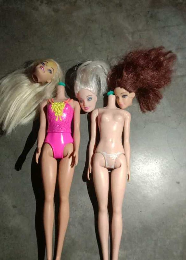 Barbie Bodies With 3 Heads