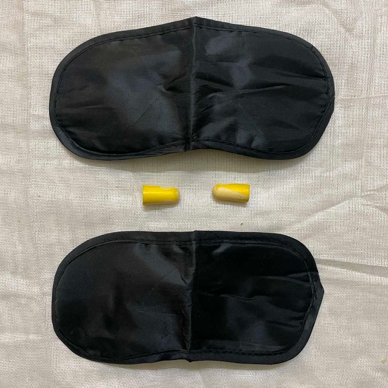 Sleeping Mask &amp; Earplugs ( Ear Plugs Night Eye )