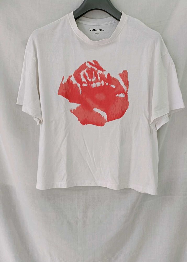 White Rose Graphic Tee