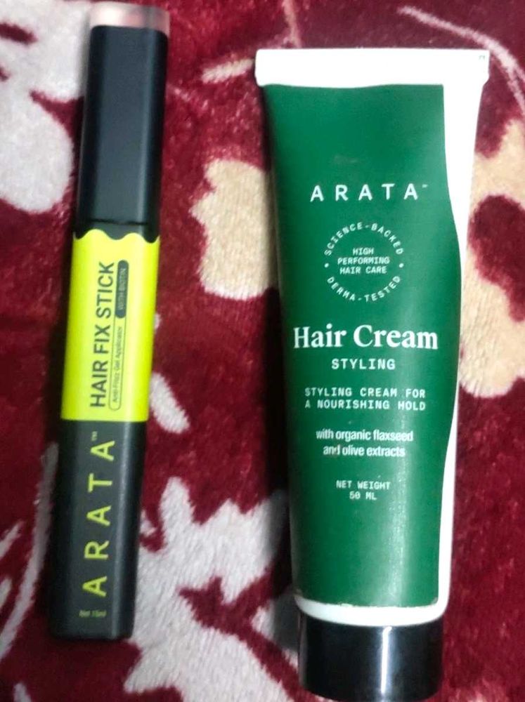 ARATA Hair Cream &amp; Fix Stick