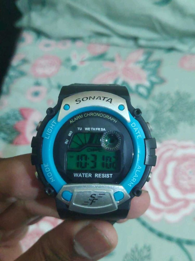 Original Sonata Alarm Chronograph Watch