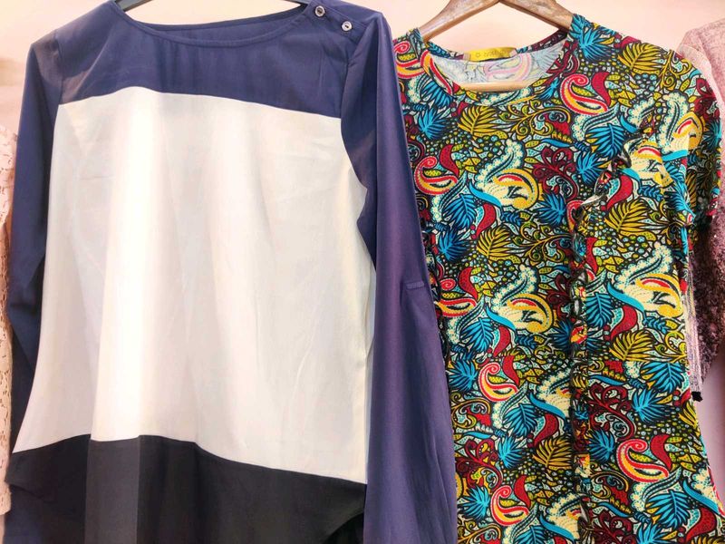 2 Piece Combo Of Mini Dress And Top