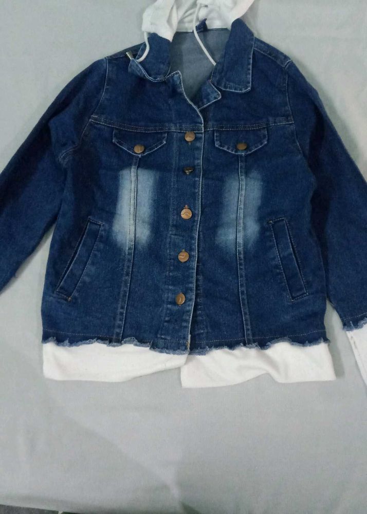 Hooded Denim Jacket