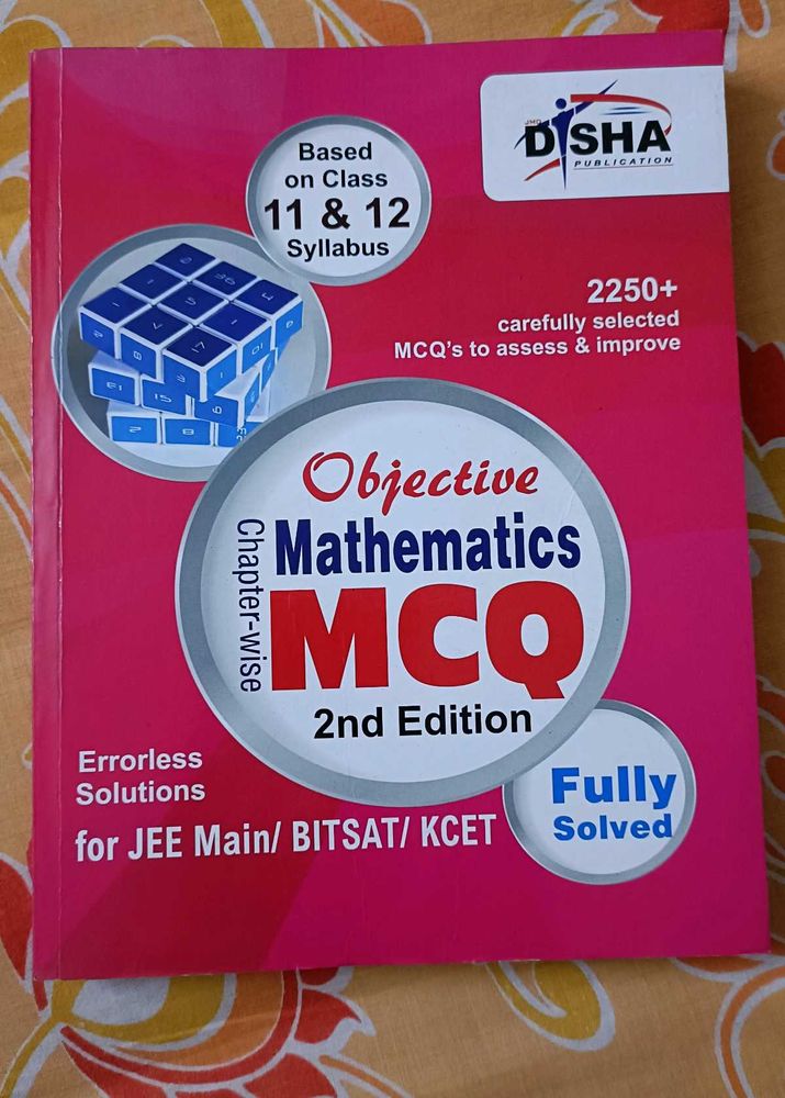 Objective Mathematics MCQ For JEE MAIN/BITSAT/KCT