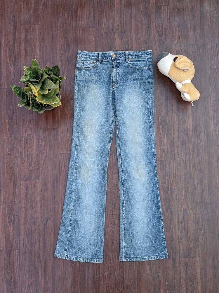 Vintage Flare Leg Denim Jeans