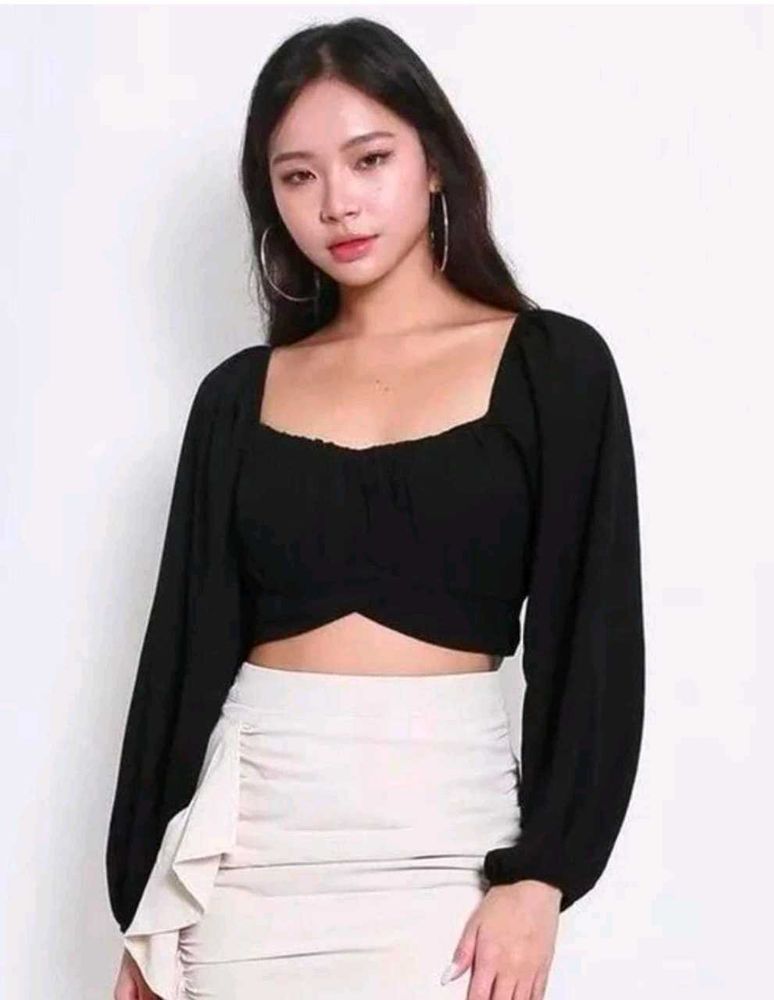Black Long Sleeve Blouse
