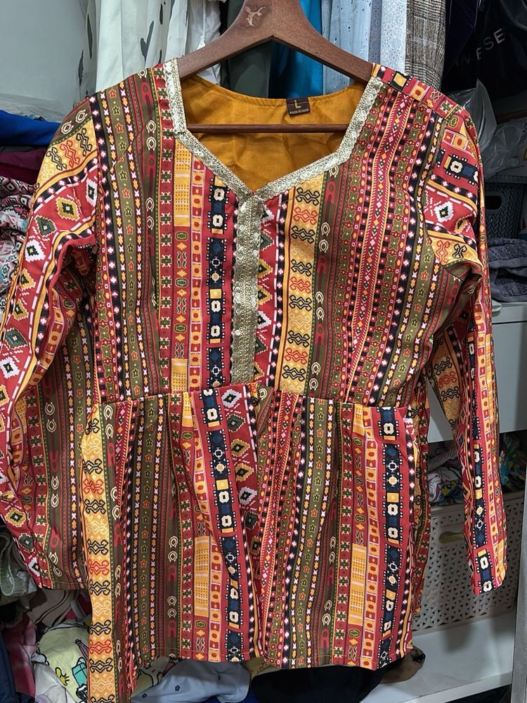 Ethnic Print Kurta