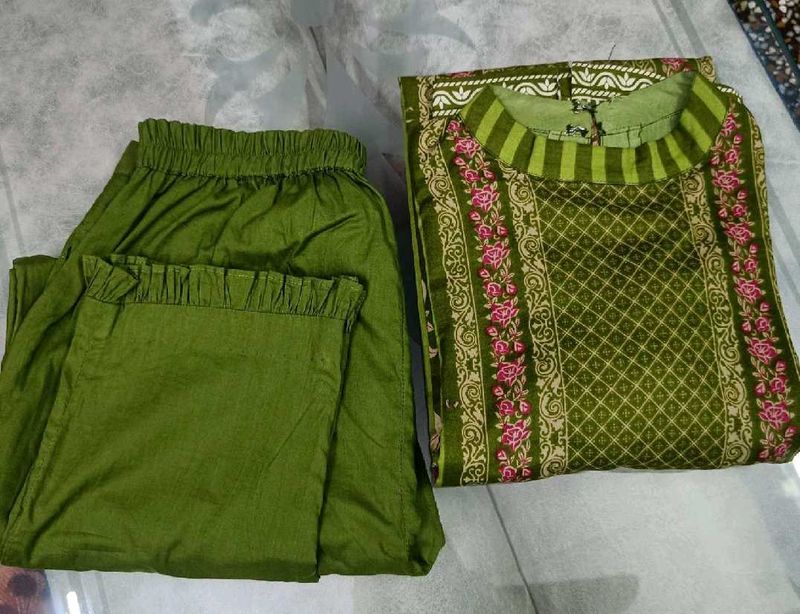 Pakistani Lawn Cotton Kurta Set