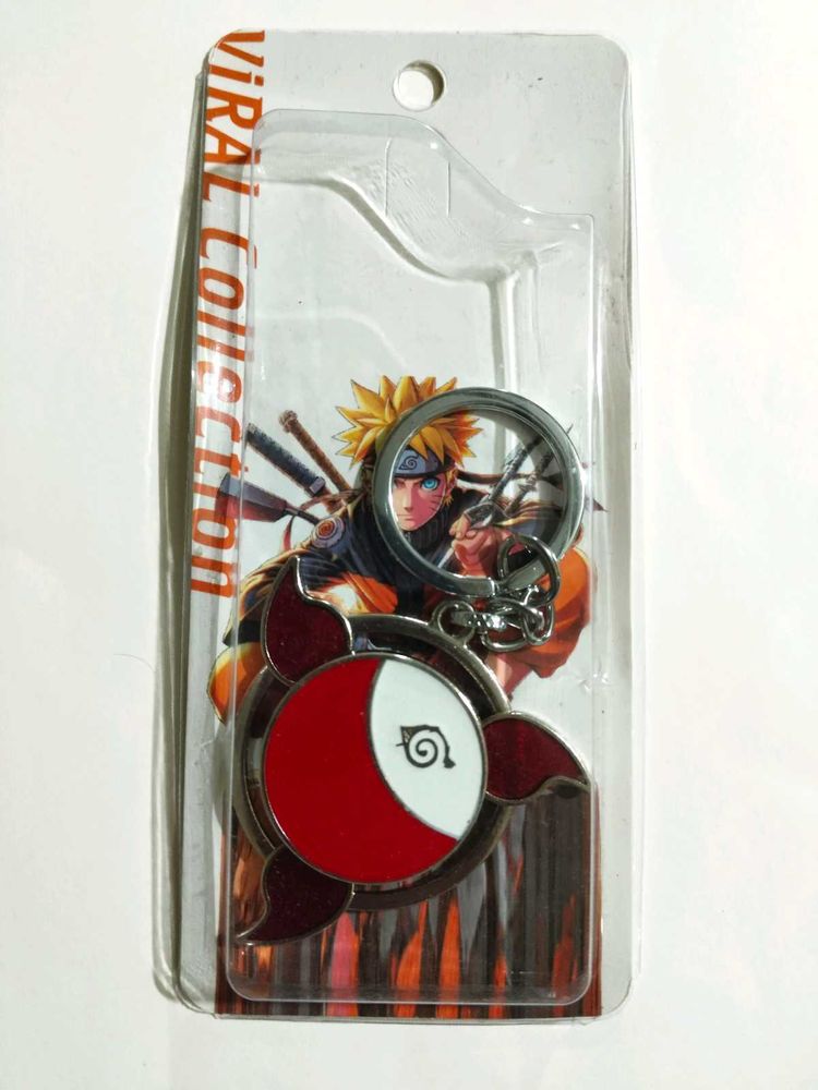 Naruto Rotating Metal Keychain