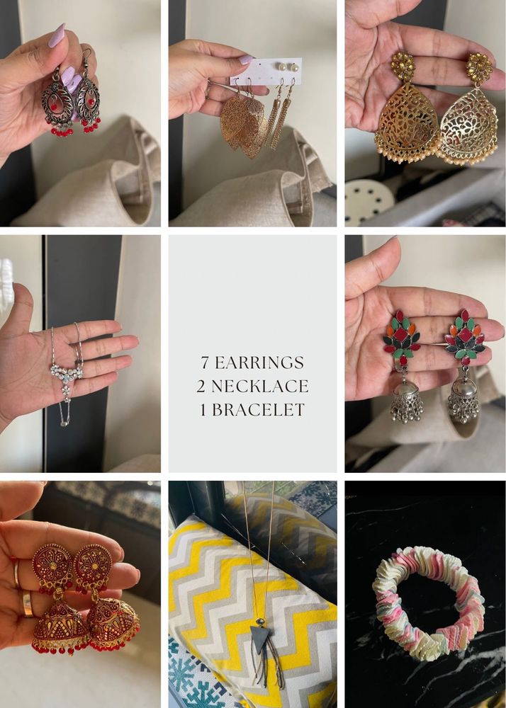Jewellery Bundle - Earrings, Necklace