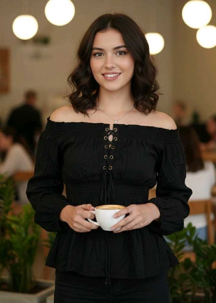 Black Long Sleeve Top