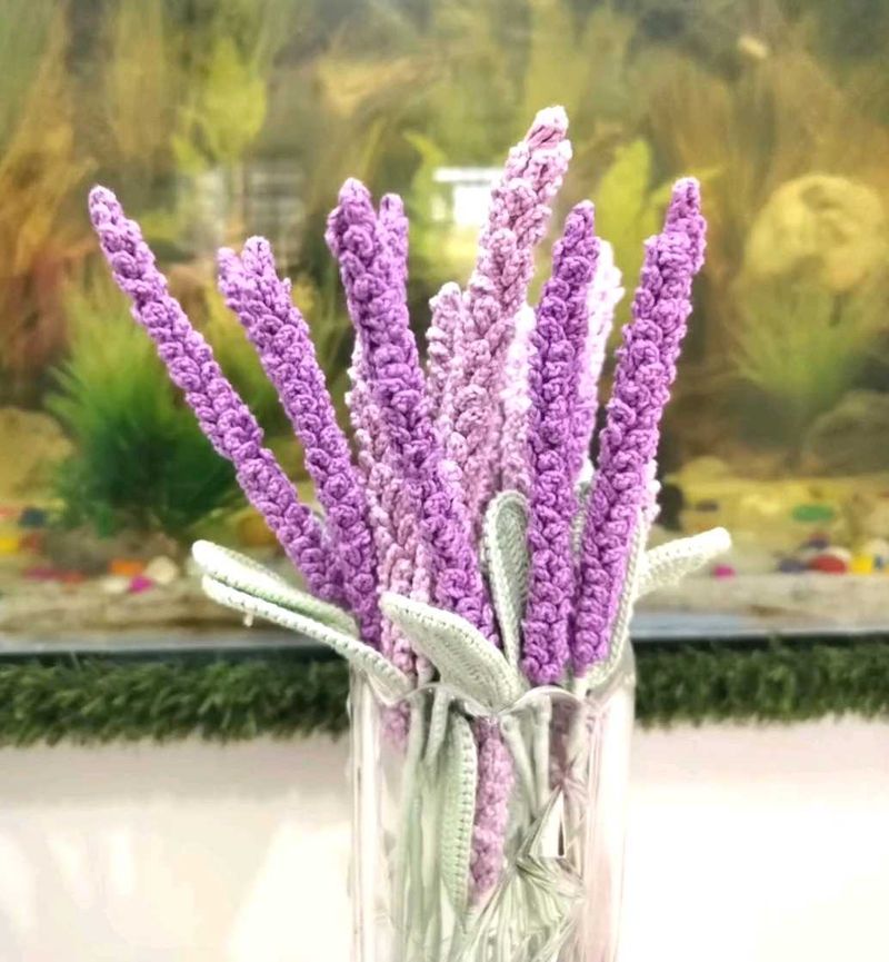Crochet Lavender 💐 Flower