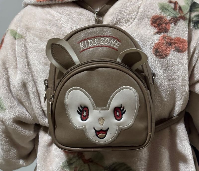 A mini cute bunny bagpack