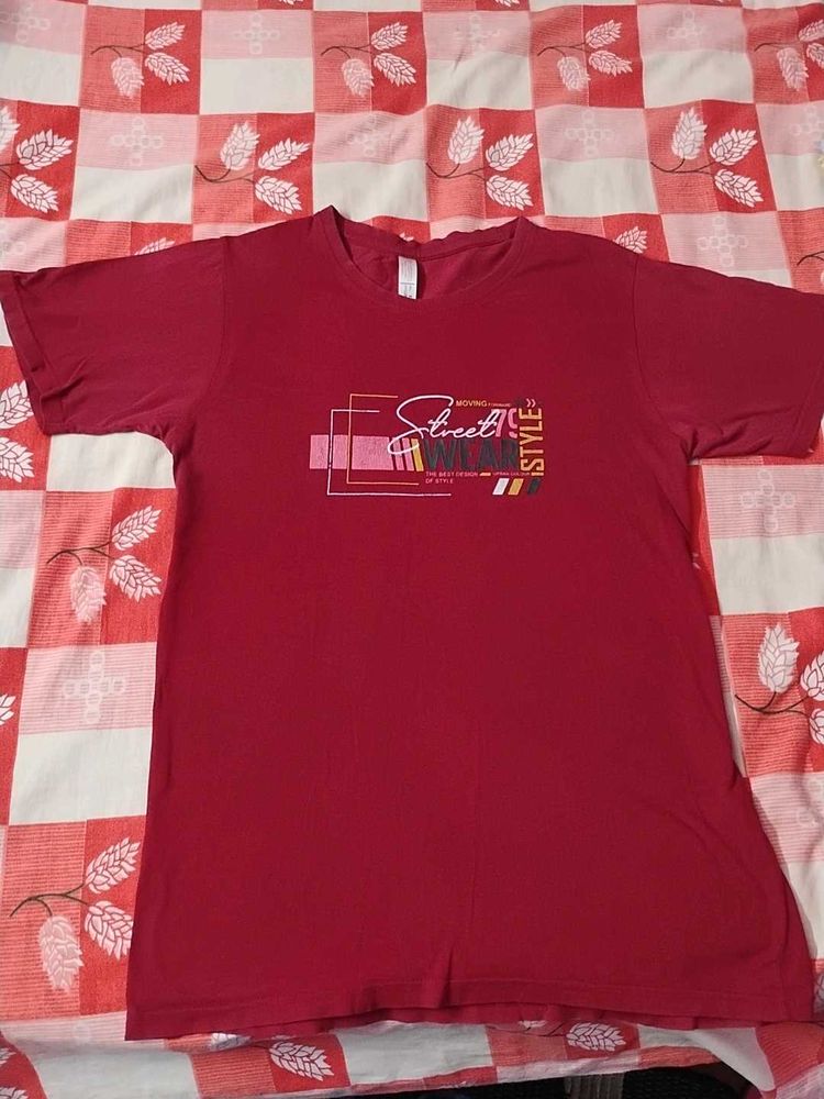 soft Graphic Print T-shirt