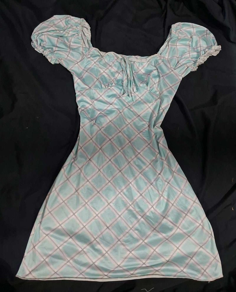 Checkered Mini Dress