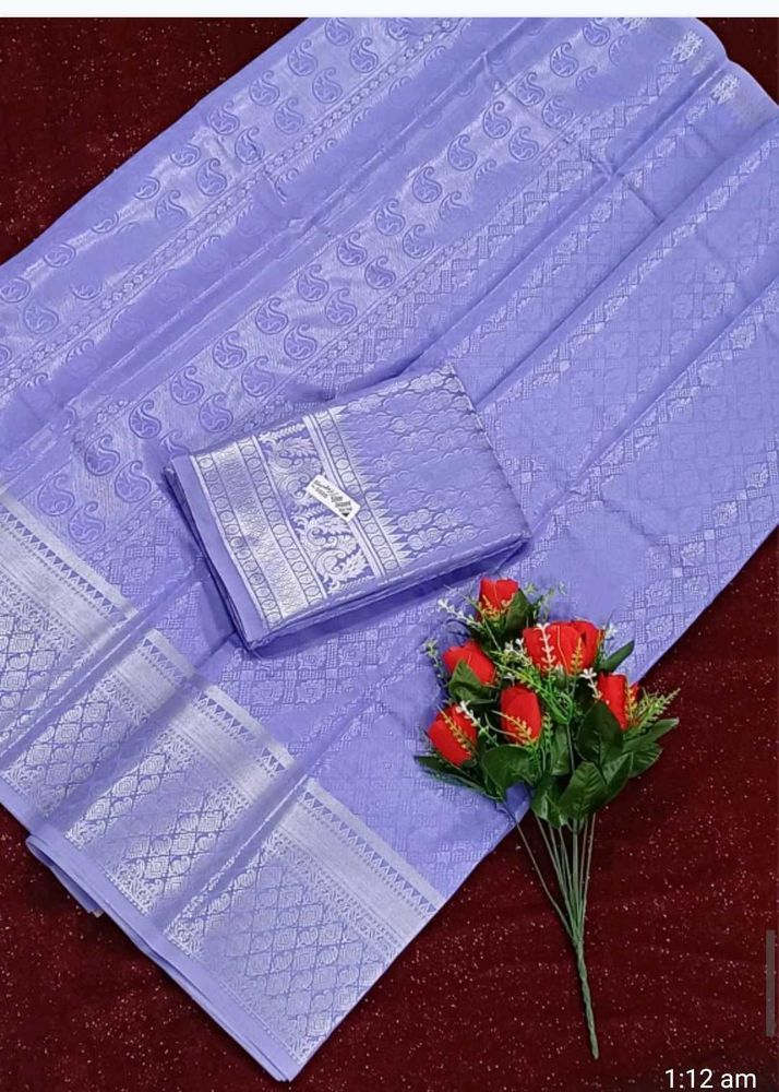 Elegant Lavender Saree
