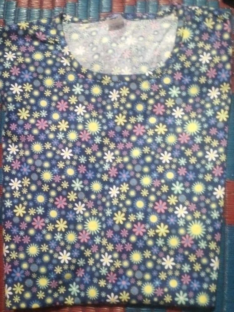 Floral Print Casual Top