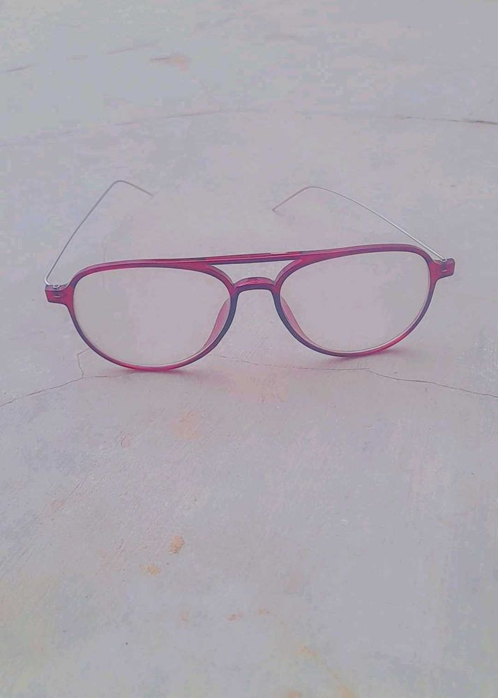 Stylish Pink Frame Glasses