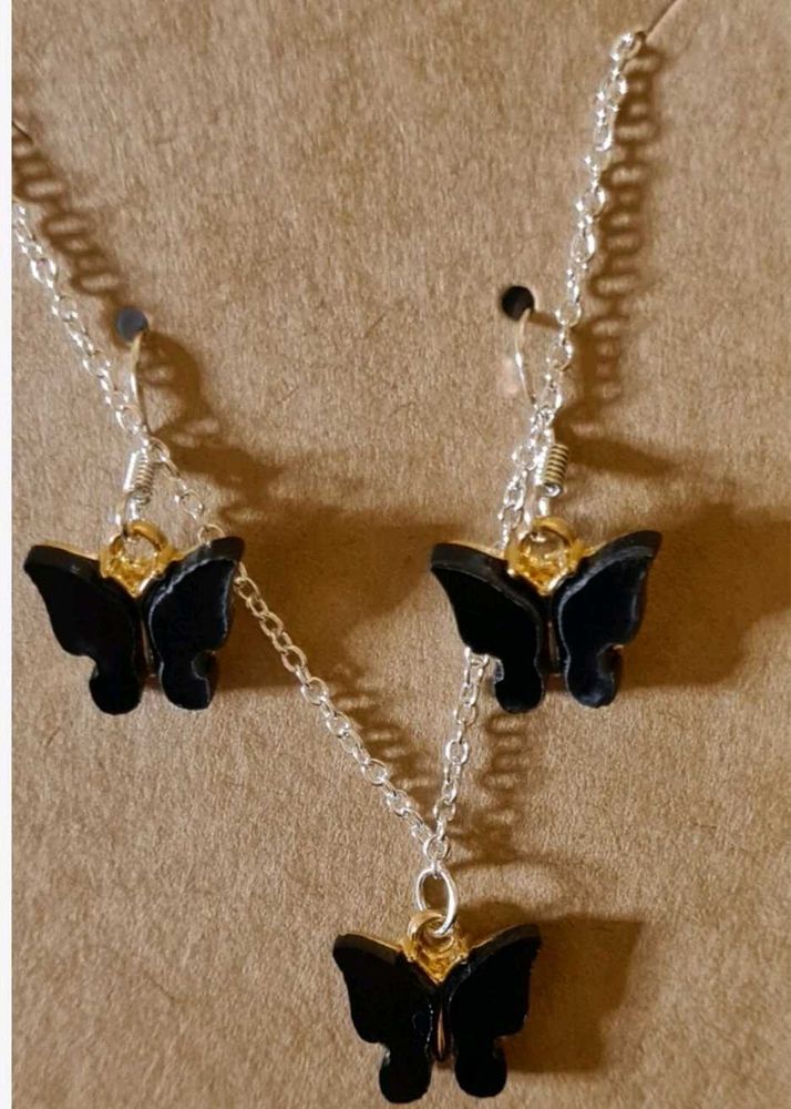 Butterfly Jewelry Set combo of 2