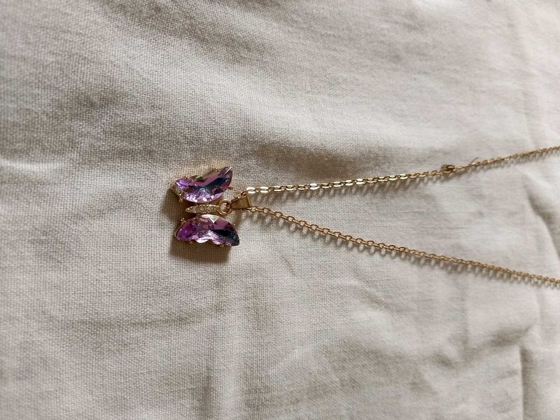 Butterfly Pendant Necklace