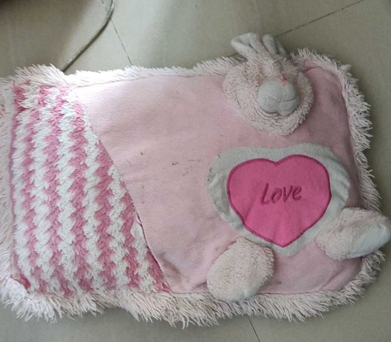 Cute Pink Love Pillow