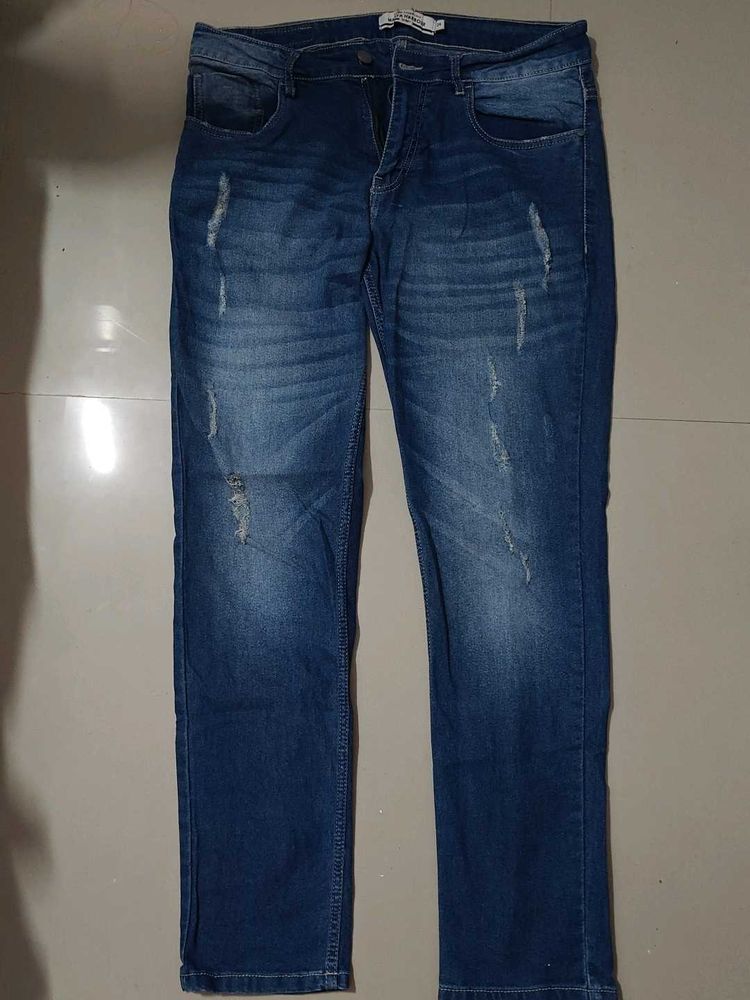 Ripped Blue Jeans