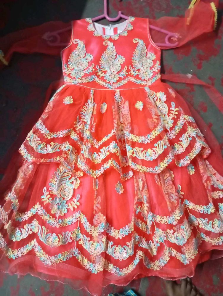 Festive Embroidered Dress
