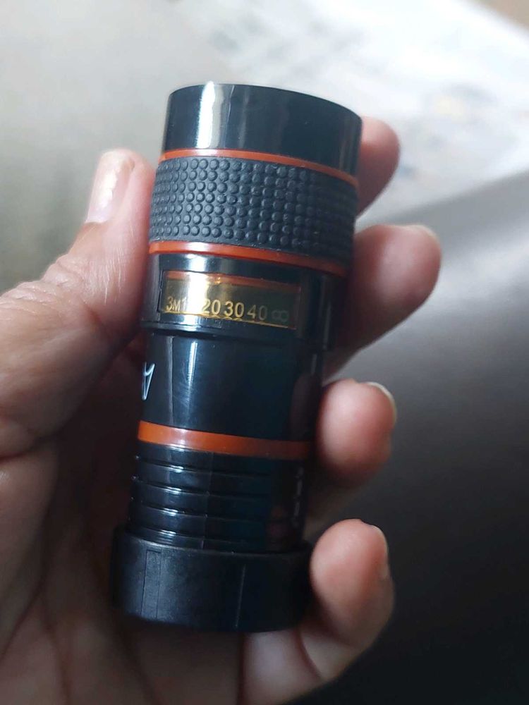 8X Zoom Telescope Telephoto Camera Lens with Clip