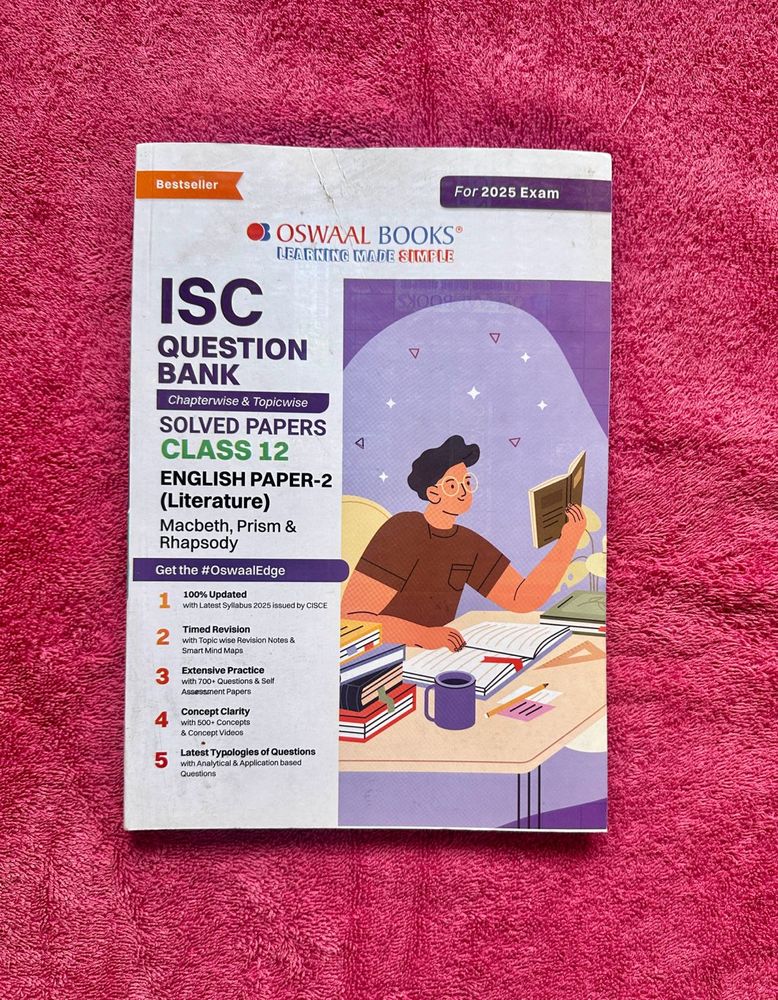 Oswaal books ( English literature pyq Book)