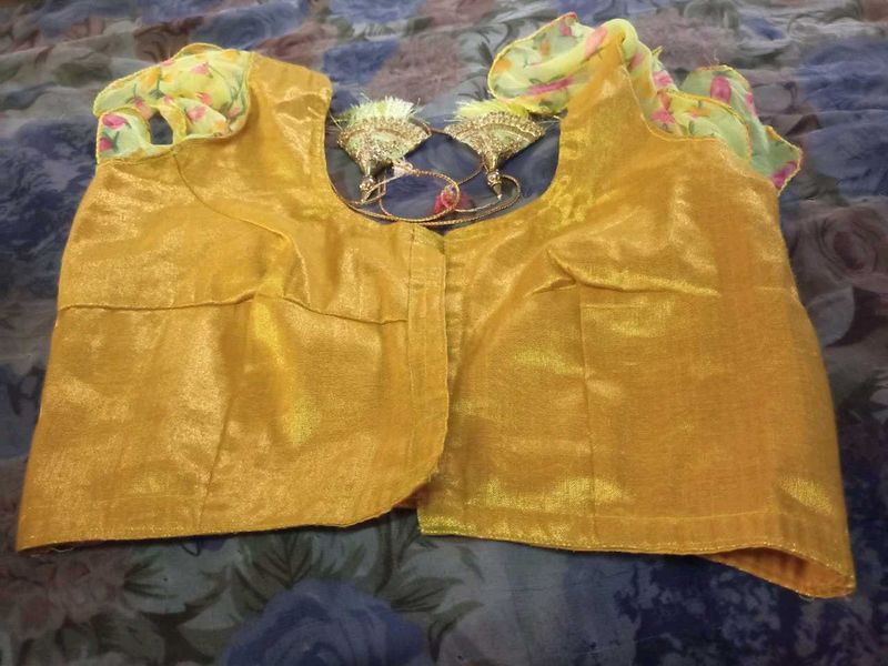 Gold Sari Blouse
