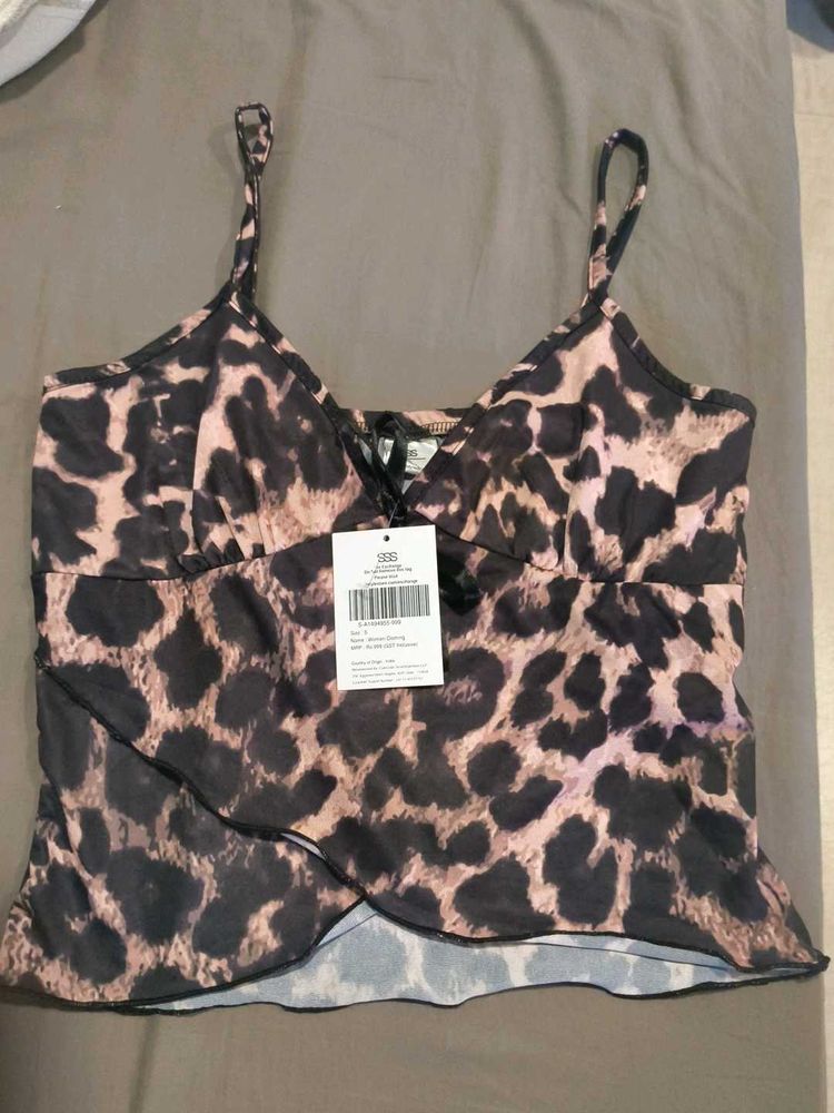 Leopard cami top