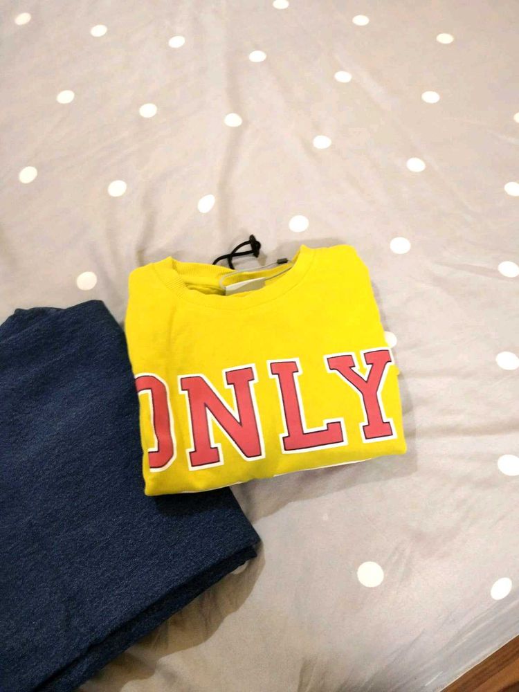 ONLY Graphic Tee - Bright Yellow