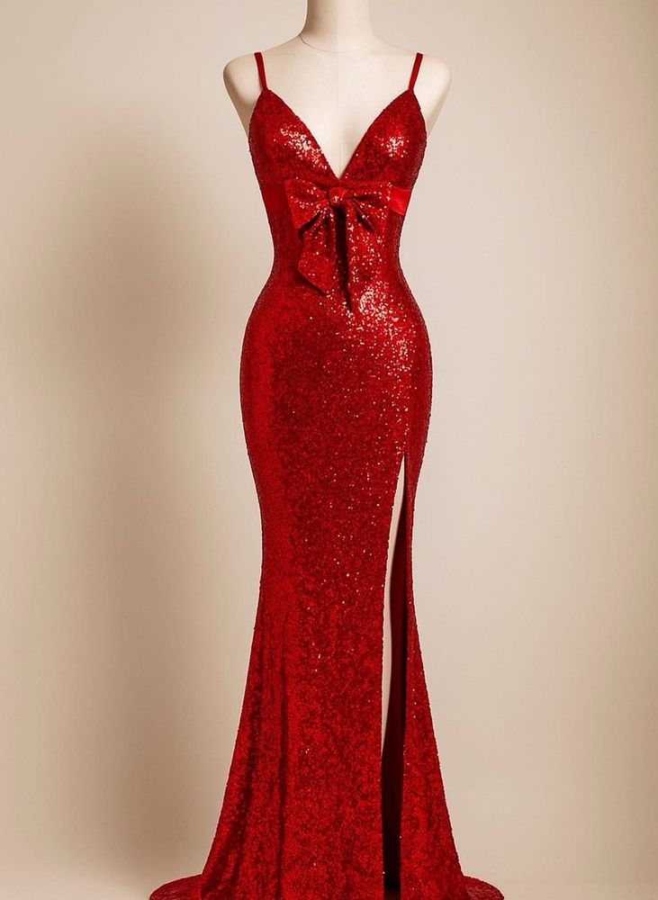Red Sequin Gown💋