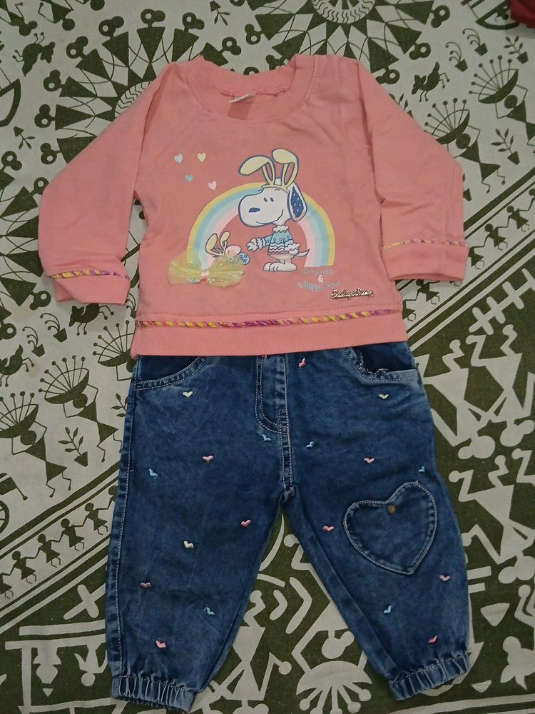 Girl Jeans👖 top