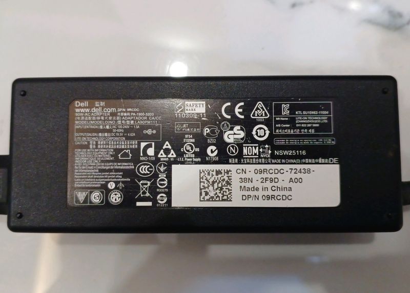 DELL 90W Laptop Charger with Power Cable