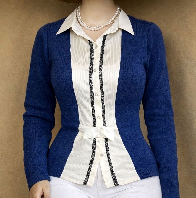 Y2K Korean Sweater Top💙✨