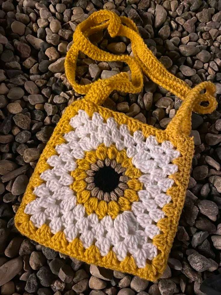 Crochet Granny Square Bag
