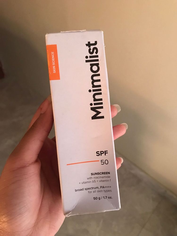 Minimalist Spf 50 Sunscreen